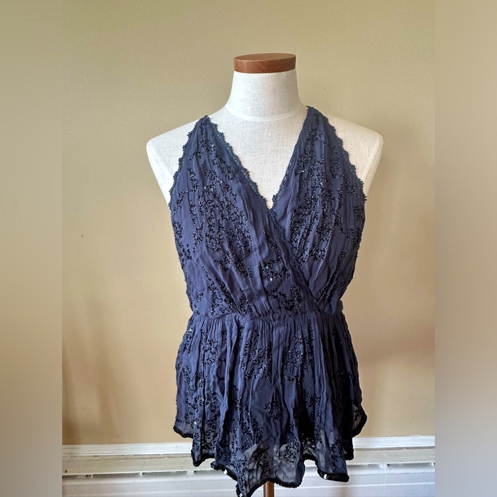 Free People Make U Mine Embellished Tank